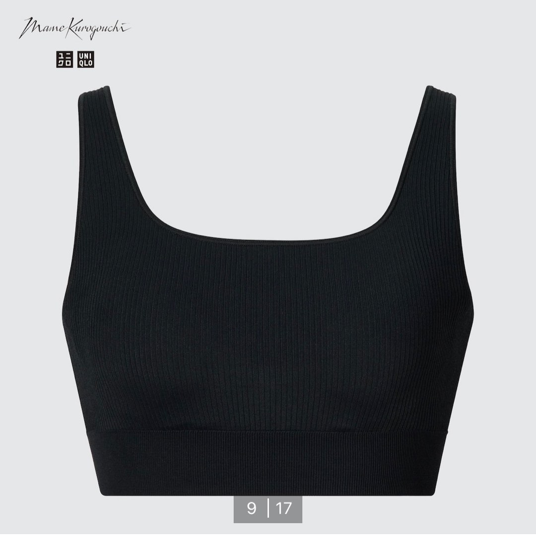 Uniqlo Uniqlo Relaxed Seamless Mesh Wireless Bra (Mame Kurogouchi) 14.90