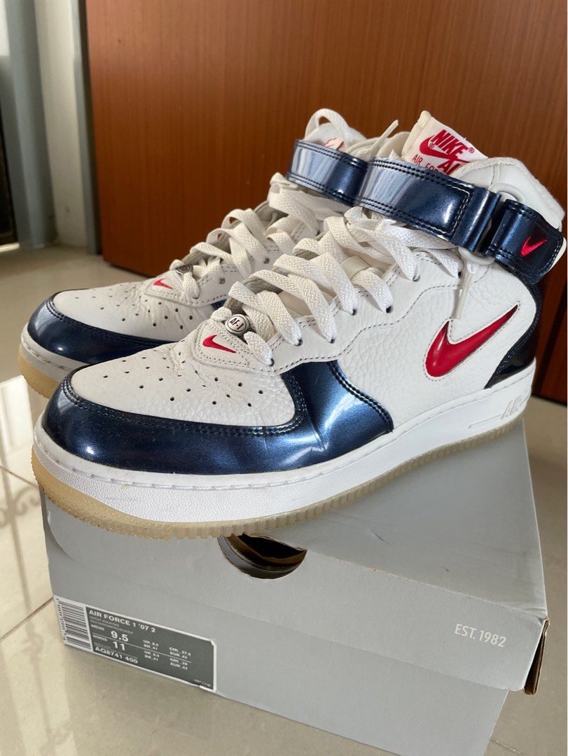 Nike air force 1 white mens 9.5 sale