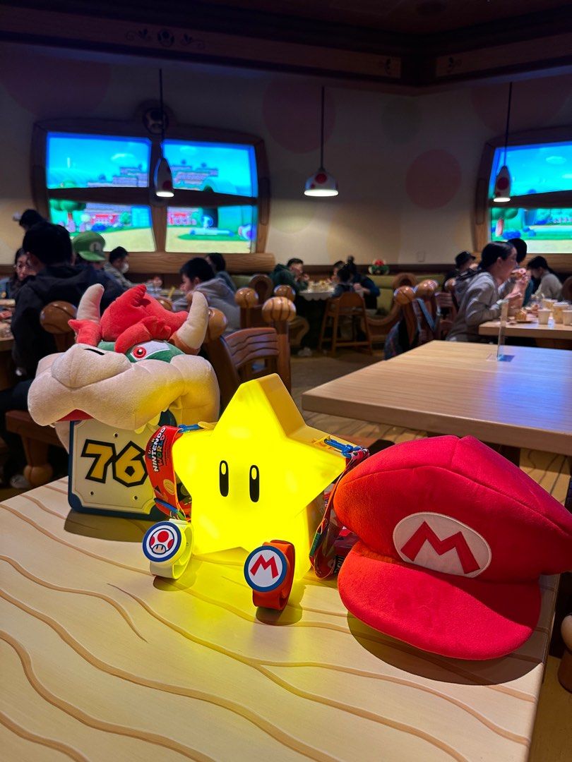 Universal Studios Japan Osaka USJ Mario and Kinopio wrist band Mario and Bowser Plush Hat