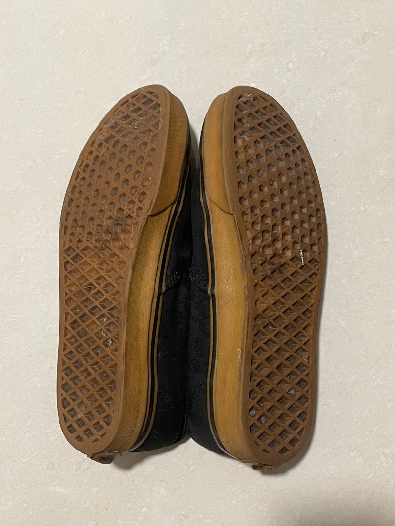 Vans authentic black brown clearance gum