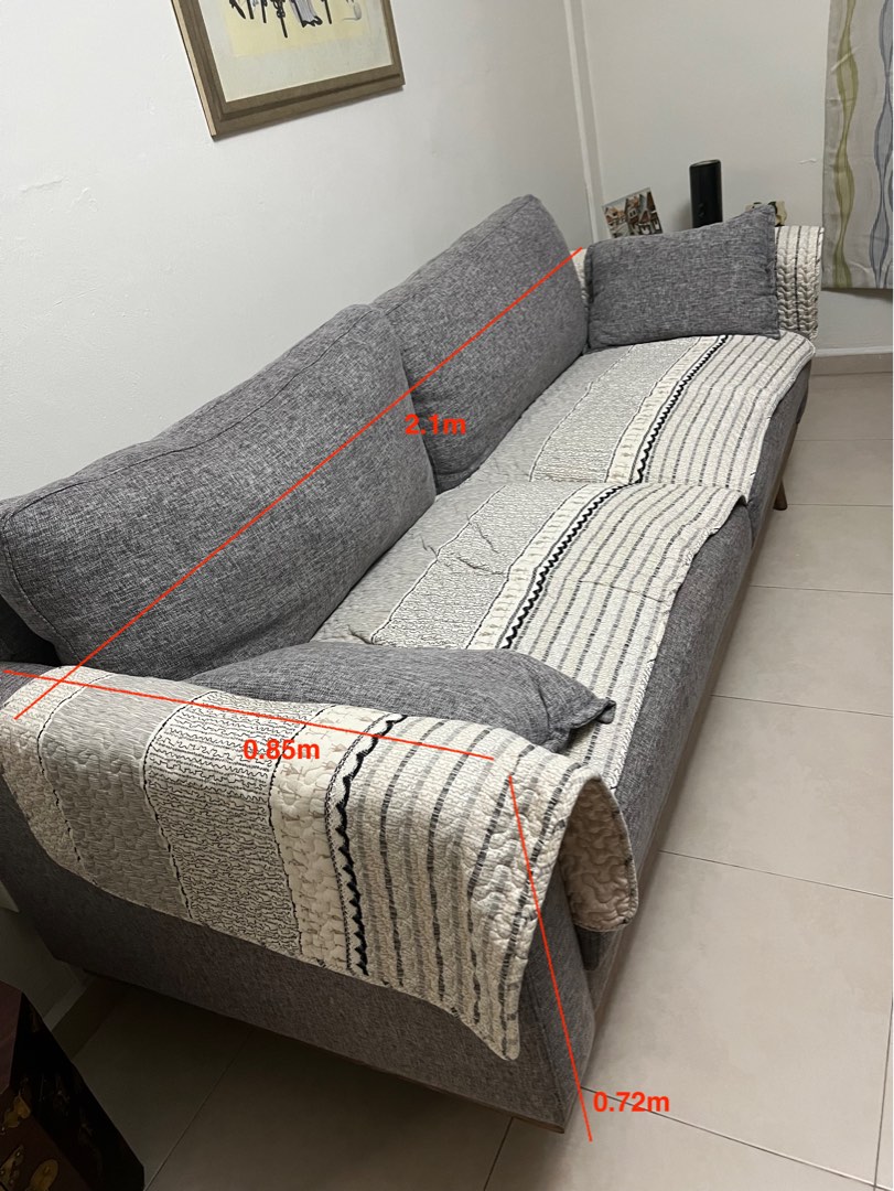 Move out sales! Nearly new sofa for sale, Furniture & Home Living, Furniture, Sofas on Carousell