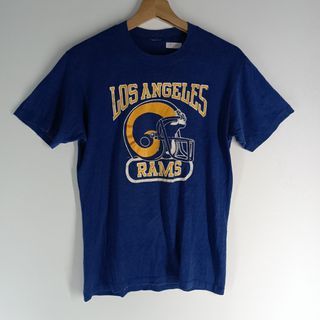 Vintage Thrift Los Angeles Rams Sweatshirt, Blue, XL