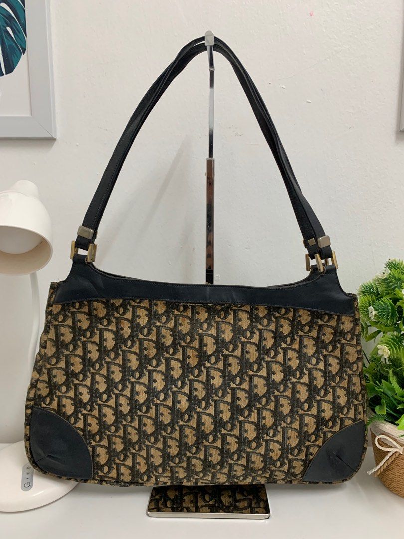 Vintage Christian Dior Monogram Shoulder bag Luxury Bags