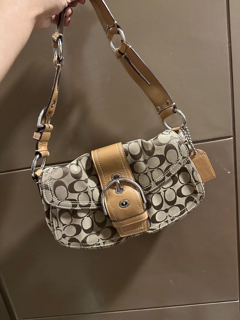 Buy Coach Studio Shoulder Bag with Detachable Strap | Beige Color Women |  AJIO LUXE