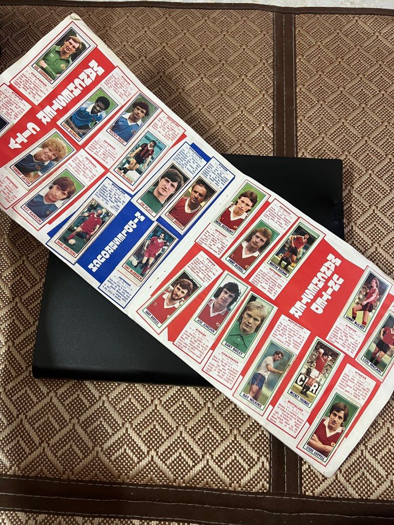 vintage football card collector album 1981, Hobbies & Toys