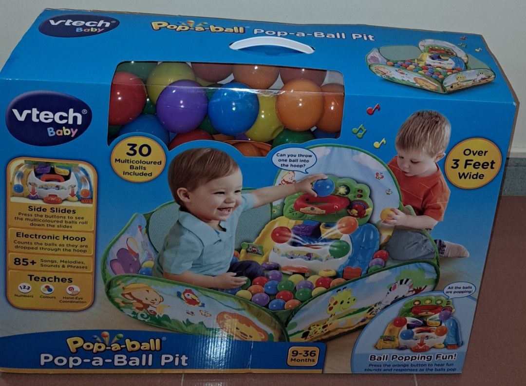Vtech Popaballs Drop & Pop Ball Pit, 兒童＆孕婦用品, 嬰兒玩具 Carousell