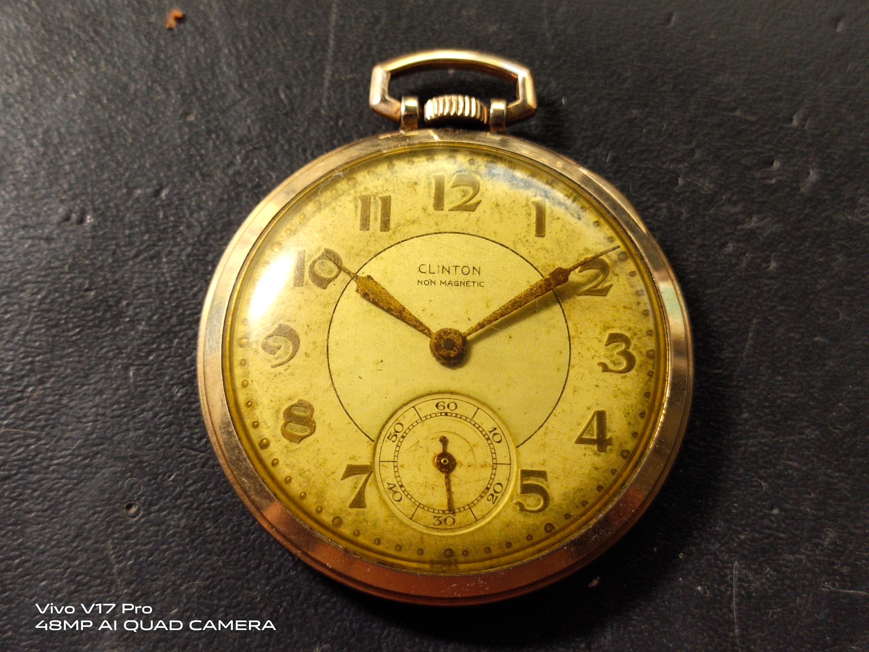 Clinton pocket watch outlet