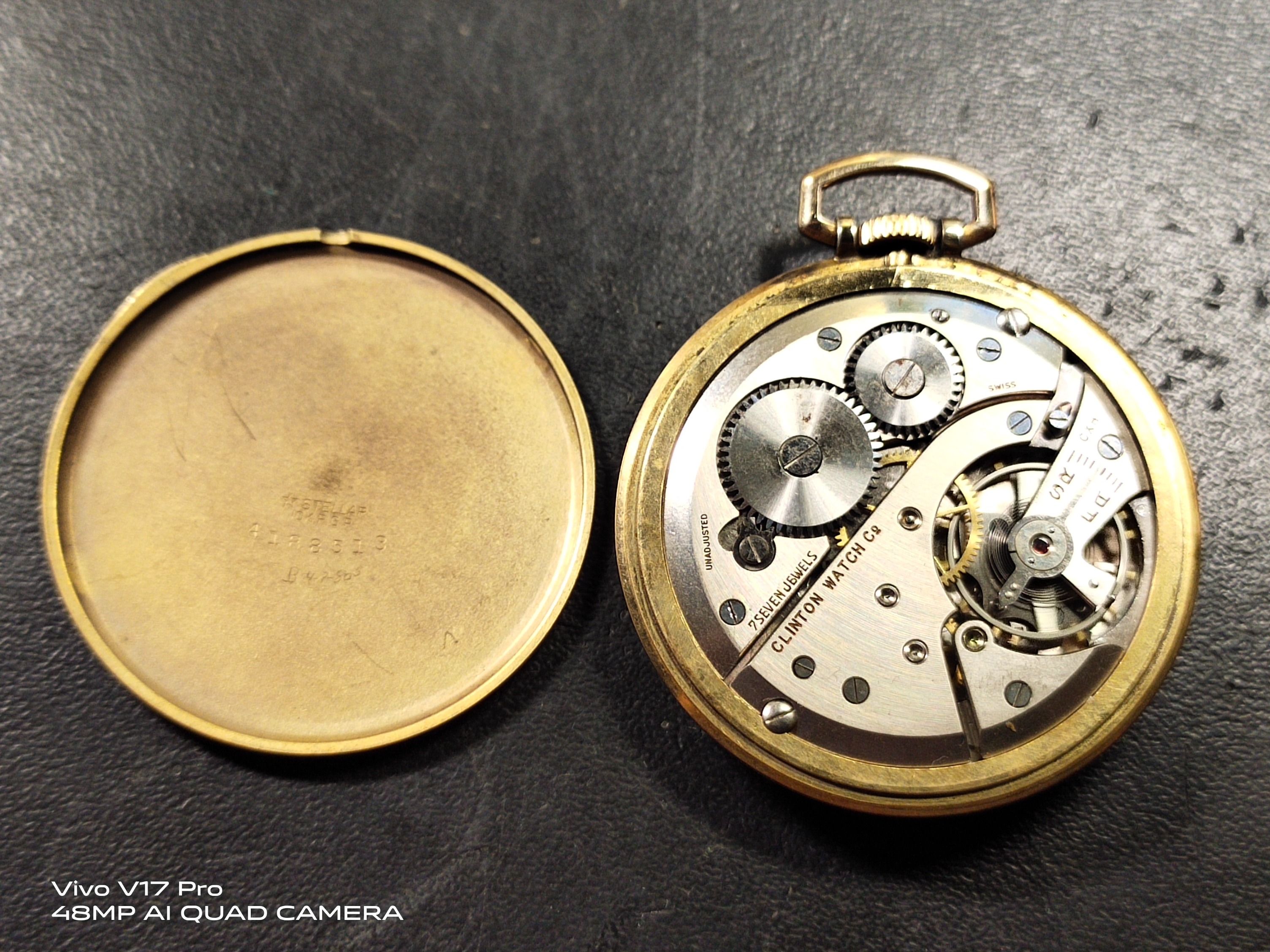 Clinton pocket watch outlet
