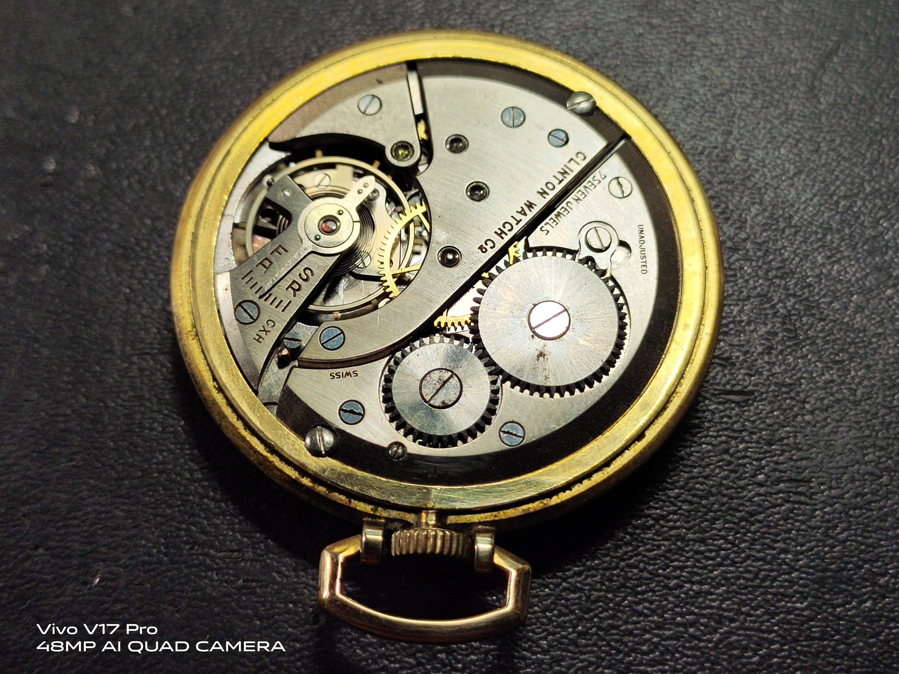 Clinton pocket watch outlet