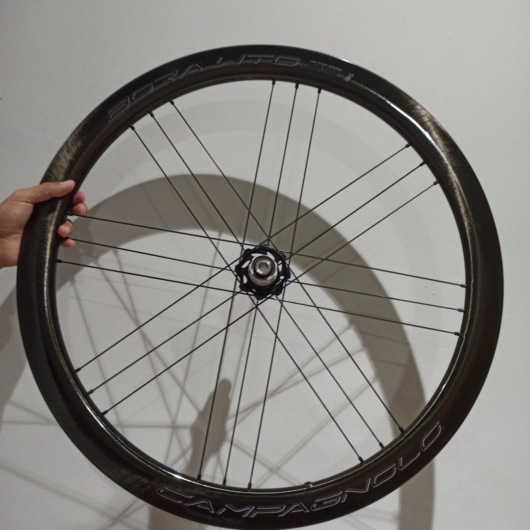 Wheelset sepeda roadbike Campagnolo Bora WTO45 Olah Raga Sepeda