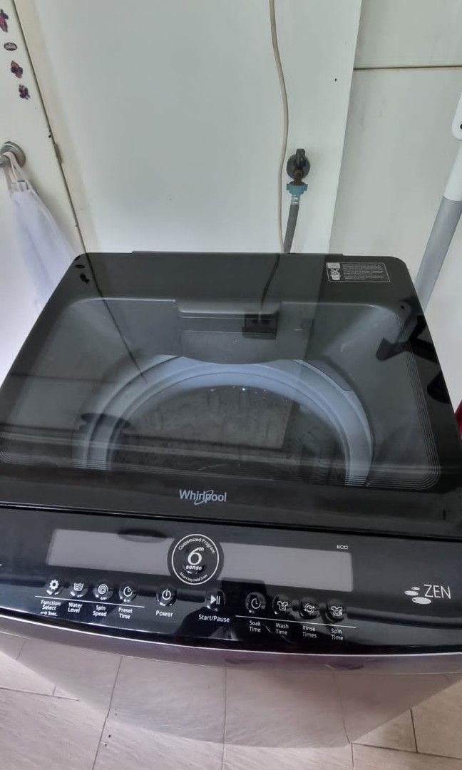 Whirlpool 10.5 KG Top Load Washing Machine, TV & Home Appliances