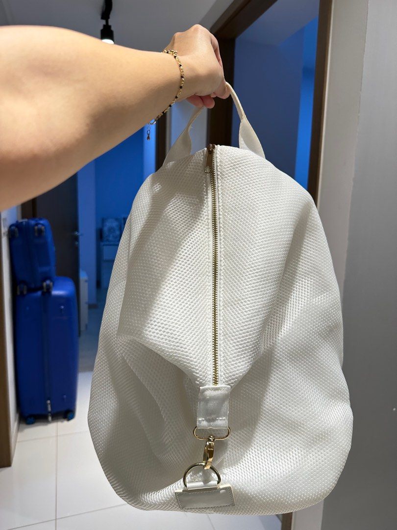 White Beach Rucksack Bag Men s Fashion Bags Backpacks on Carousell