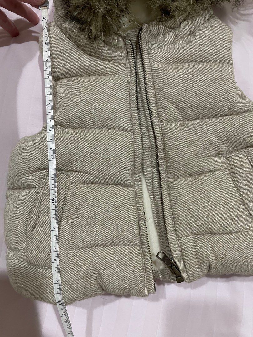 Winter vest with hood bling Baby Gap