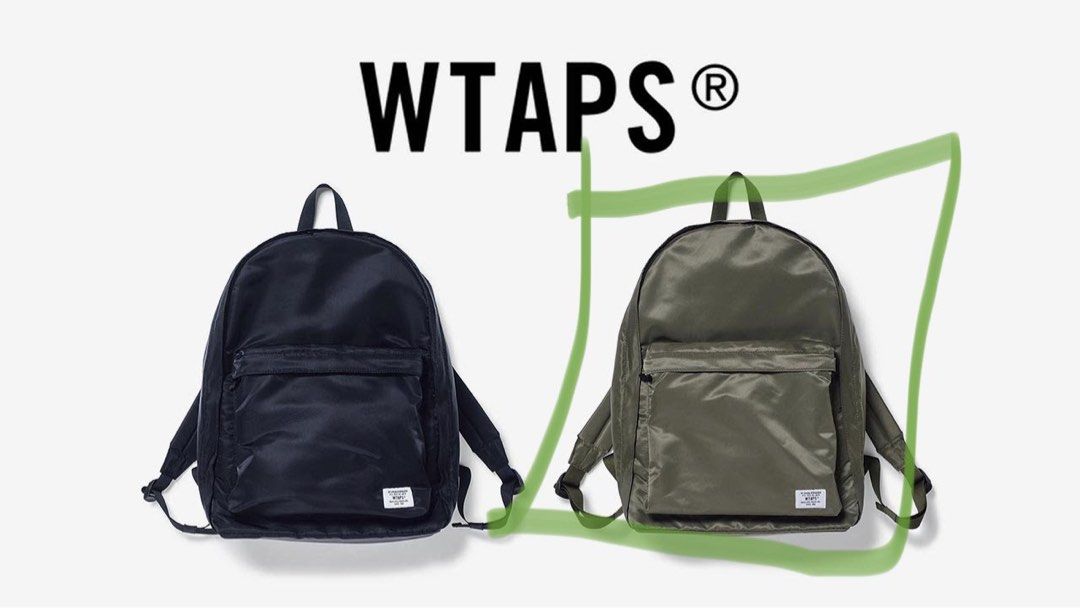 Wtaps 2021ss book pack backpack olive Drab, 男裝, 袋, 背包- Carousell