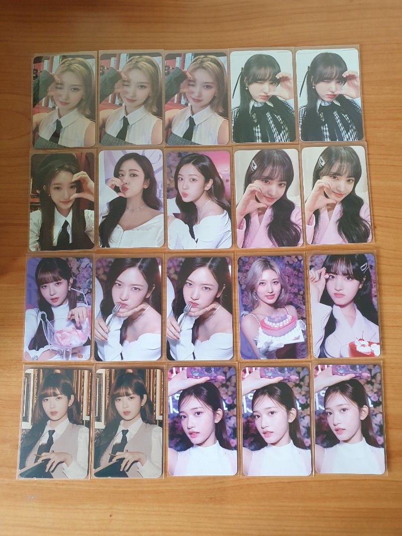 wtt/wts ive prom queen fancon md trading cards (Yujin Gaeul Rei