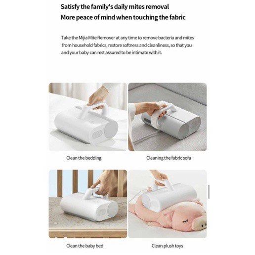 Xiaomi Dust Mite Remover Mini Vacuum, TV & Home Appliances, Vacuum