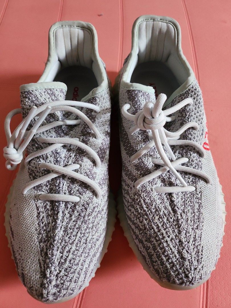 Yeezy Boost 350 v2 blue tint, Luxury, Sneakers & Footwear on Carousell