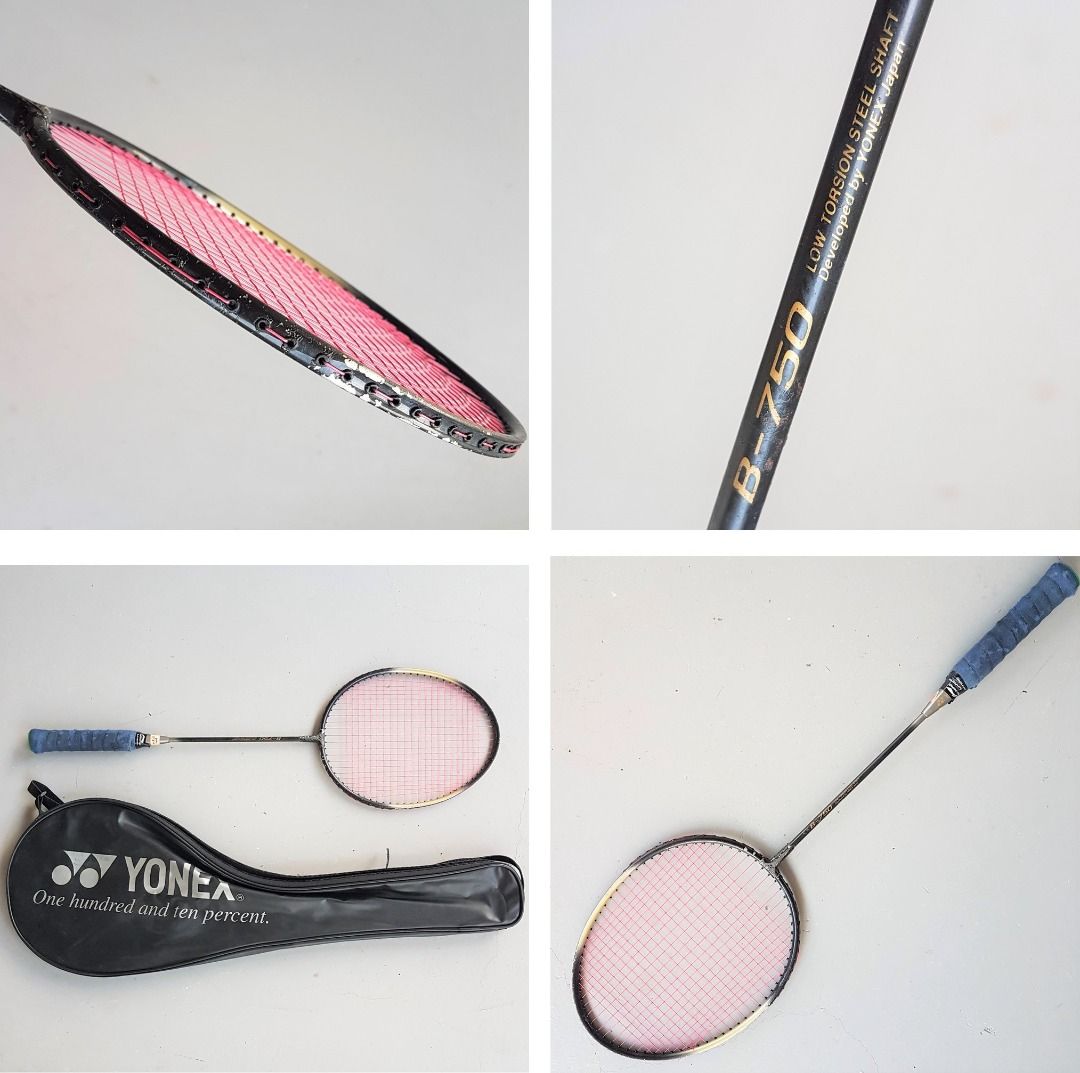 Yonex B750 Badminton Racket, JAPAN, Yonex Sling Bag, Sports Equipment
