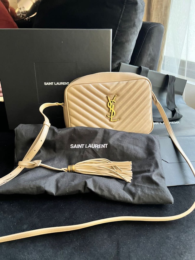 YSL LOU CAMERA BAG IN QUILTED LEATHER, Luxury, Bags & Wallets on Carousell