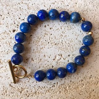 9~10mm Lapis Lazuli Bracelet