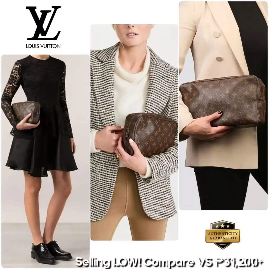Louis Vuitton, Bags, Louis Vuitton Rare Vintage Monogram Garment Bag  Insert Pouch Euc Large