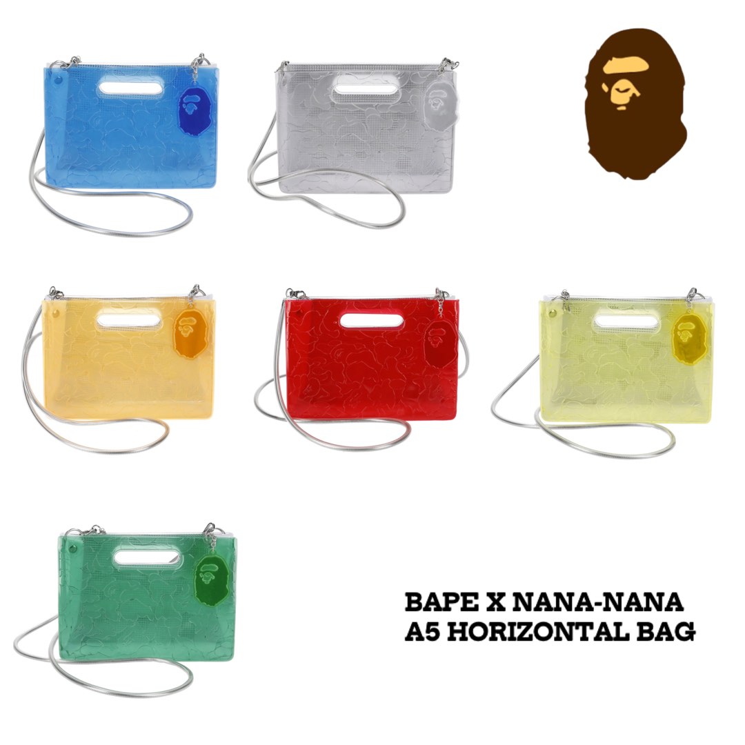 A BATHING APE Type MENS BAPE X NANA-NANA A5 HORIZONTAL BAG 斜孭袋