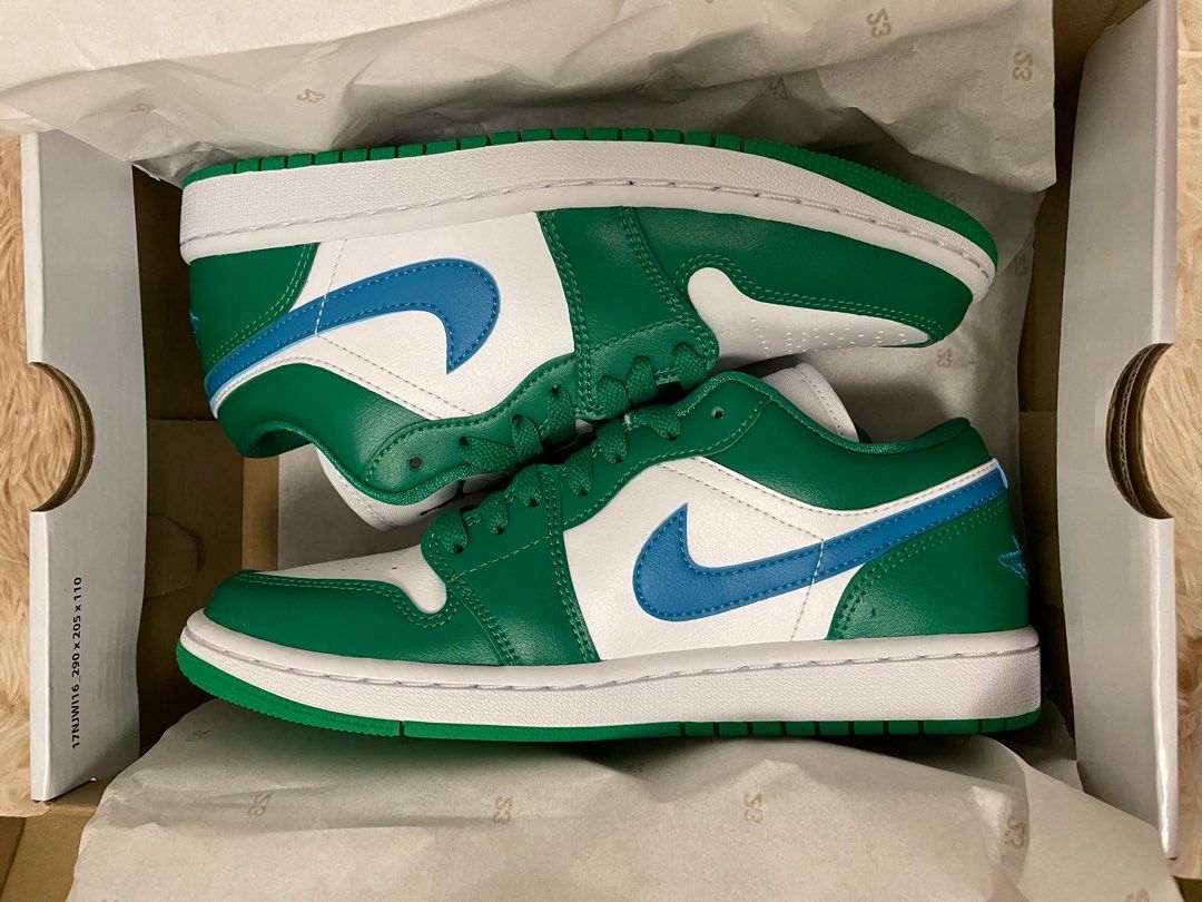 Air Jordan 1 Low Lucky Green Women s Fashion Footwear Sneakers
