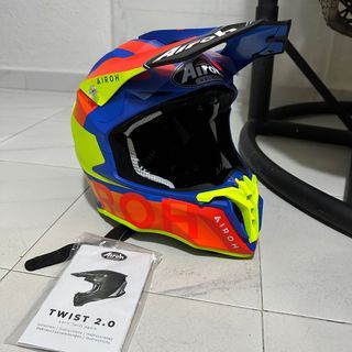 Airoh Twist 2.0 Azure Helmet XXL XL off road motorcross