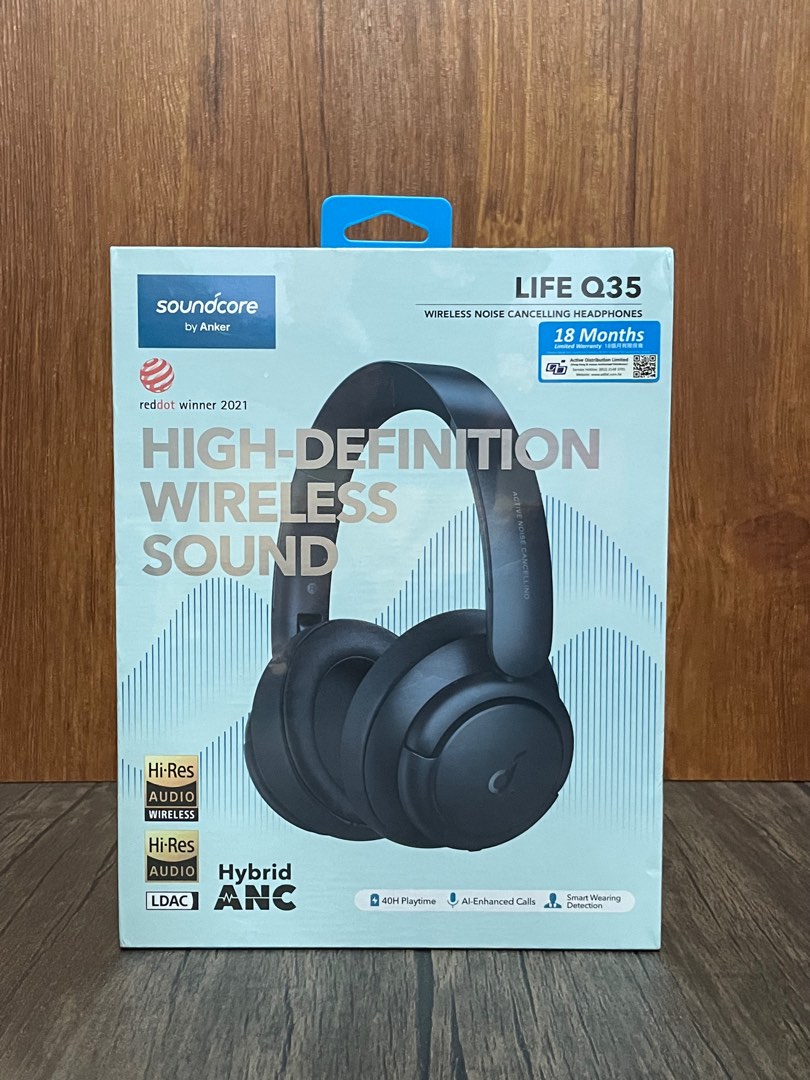 Anker Soundcore LIFE Q35 ANC Wireless Headphone, 音響器材, 頭戴式