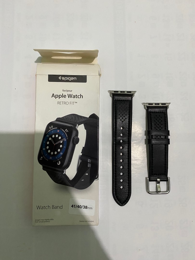 Apple watch strap Spigen Retro Fit Fesyen Pria Jam Tangan di
