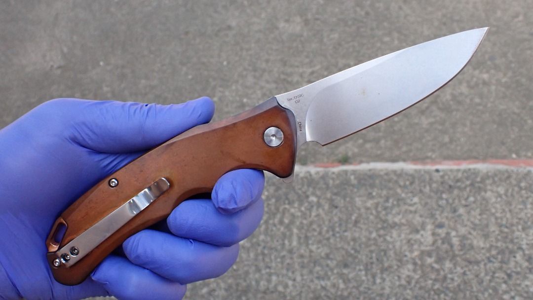 Artisan Cutlery Tradition Copper Front Flipper (UTILITY KNIFE) on Carousell
