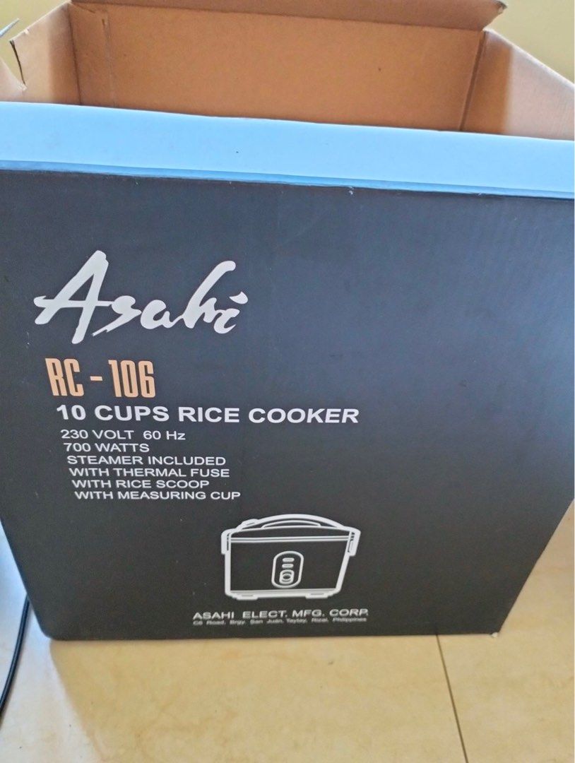 Asahi rice cooker 10 cups on Carousell