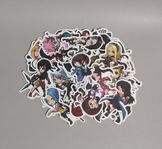 ASSORTED: Animefied Videogame Stickers (30pcs.)