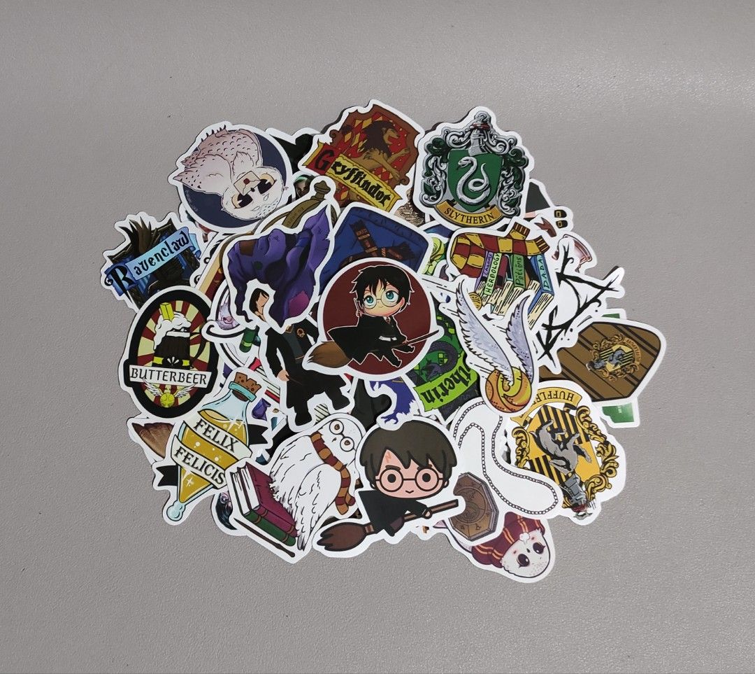 ASSORTED Harry Potter Stickers (30pcs.), Hobbies & Toys, Stationary