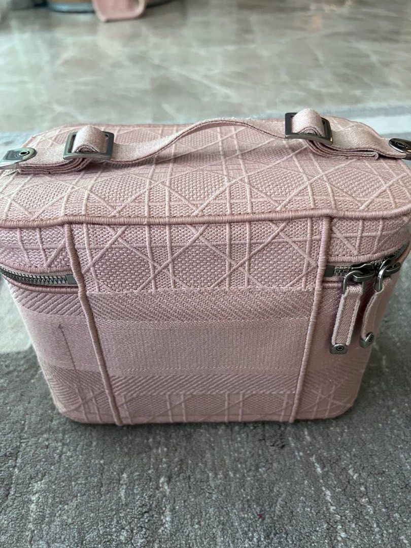 3D model Dior DiorTravel Vanity Case Bag Pink Monorgam VR / AR / low-poly