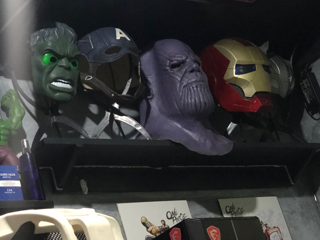 Avengers Masks with stand, Hobbies & Toys, Toys & Games on Carousell