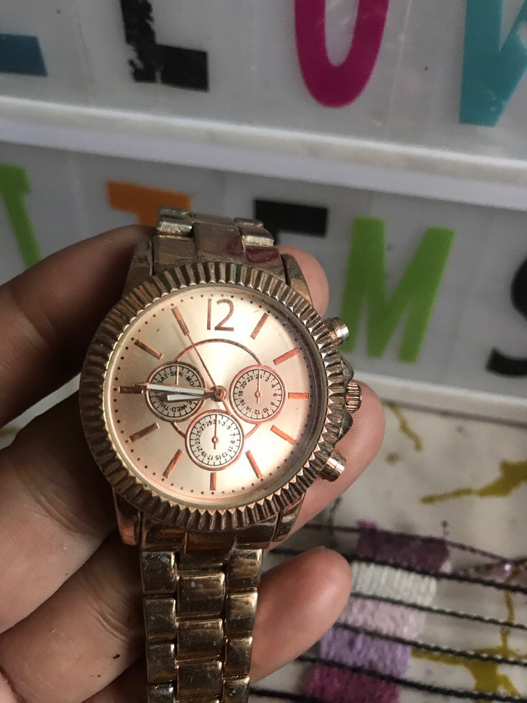 Avon rose gold watch best sale