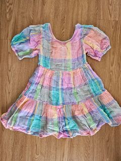 Baby Girl Dress cotton on checkered