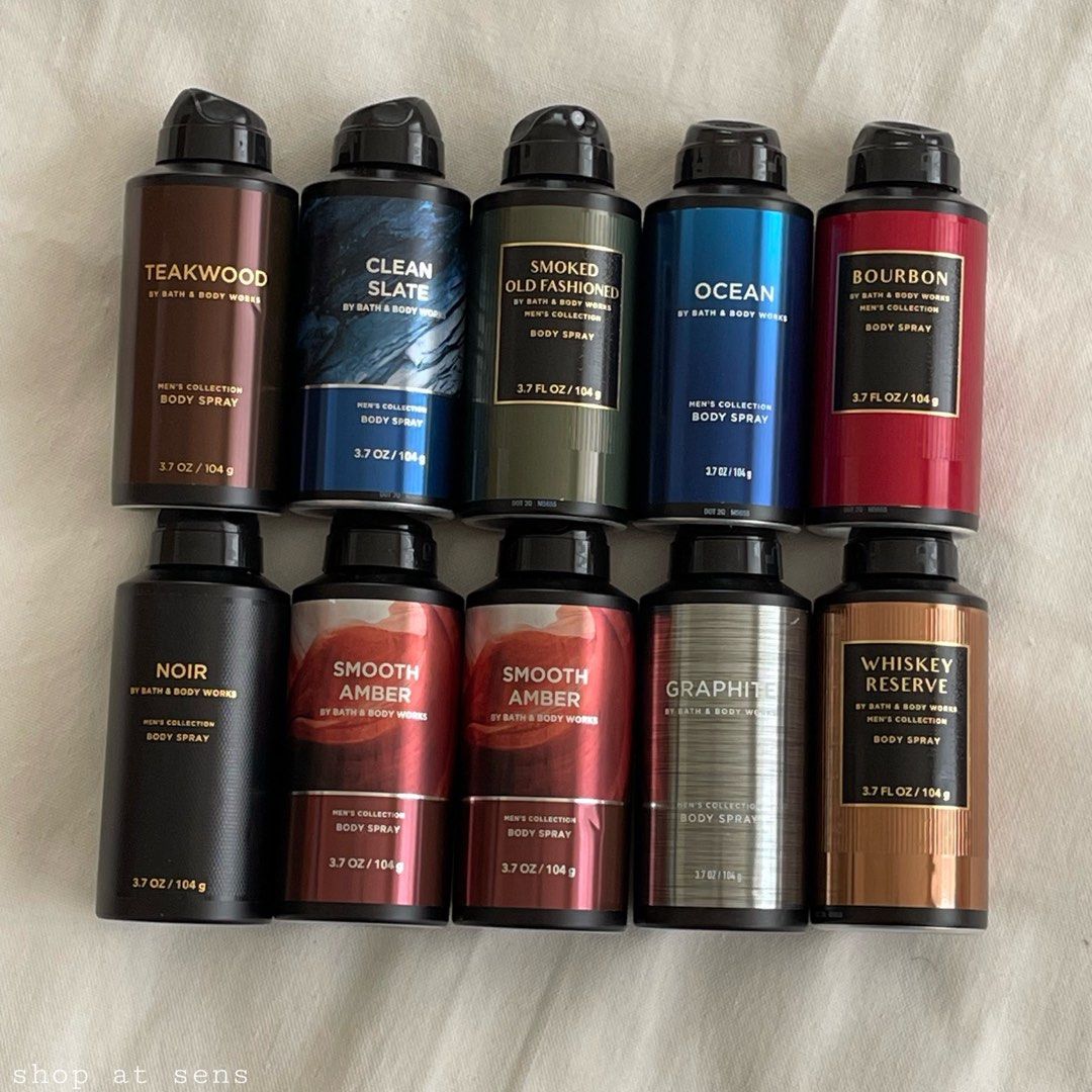 Masculine bath and body works 2025 scents