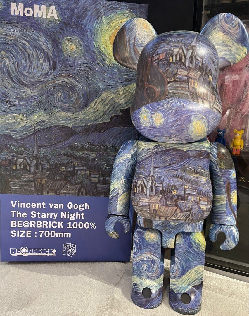 Bearbrick Van Gogh The Starry Night 梵高星夜1000%, 興趣及遊戲