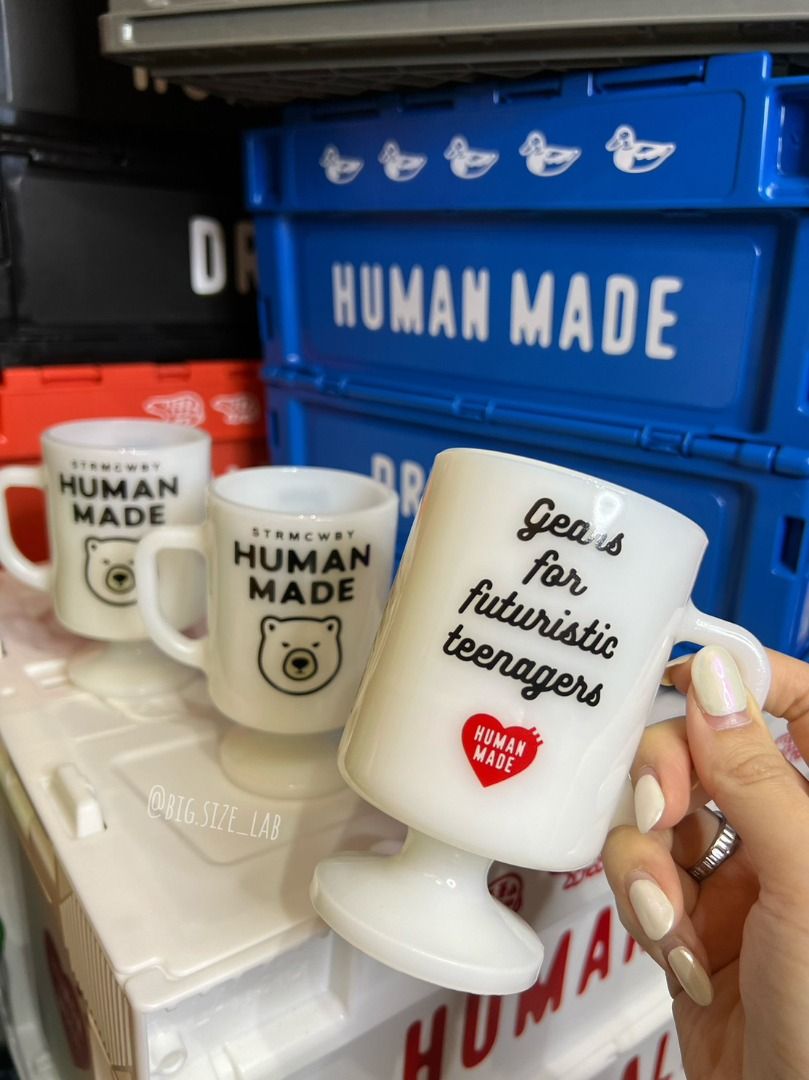 【BIG SIZE SELECT】Human Made Milk Glass Pedestal Mug 北極熊 杯子 現貨