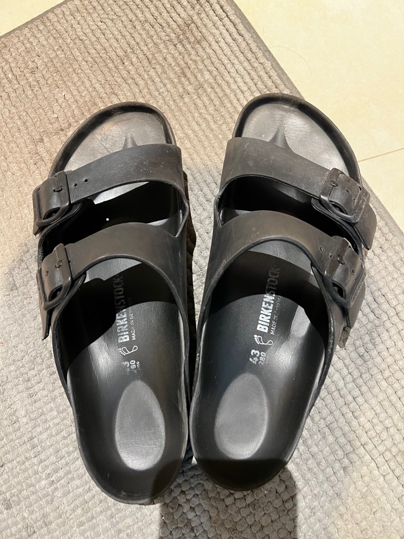 柏肯Birkenstock Arizona黑色43號, 他的時尚, 鞋, 拖鞋在旋轉拍賣