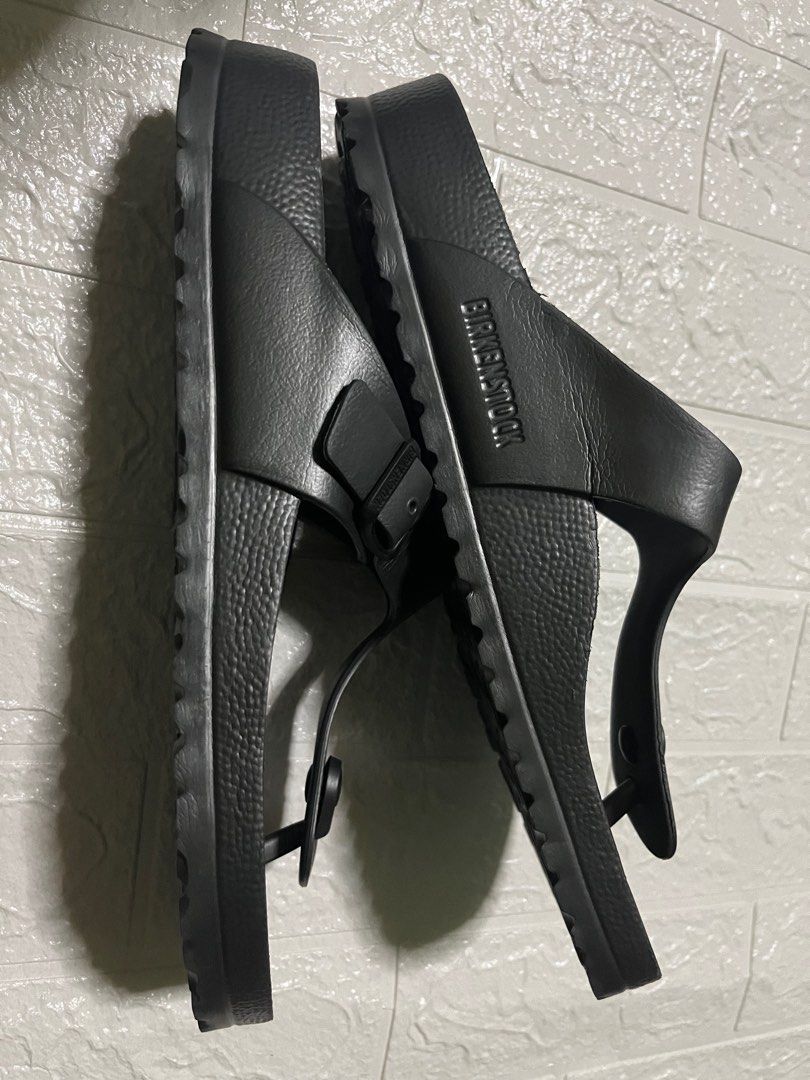 Birkenstock rubber, Men's Fashion, Footwear, Slippers & Slides on Carousell