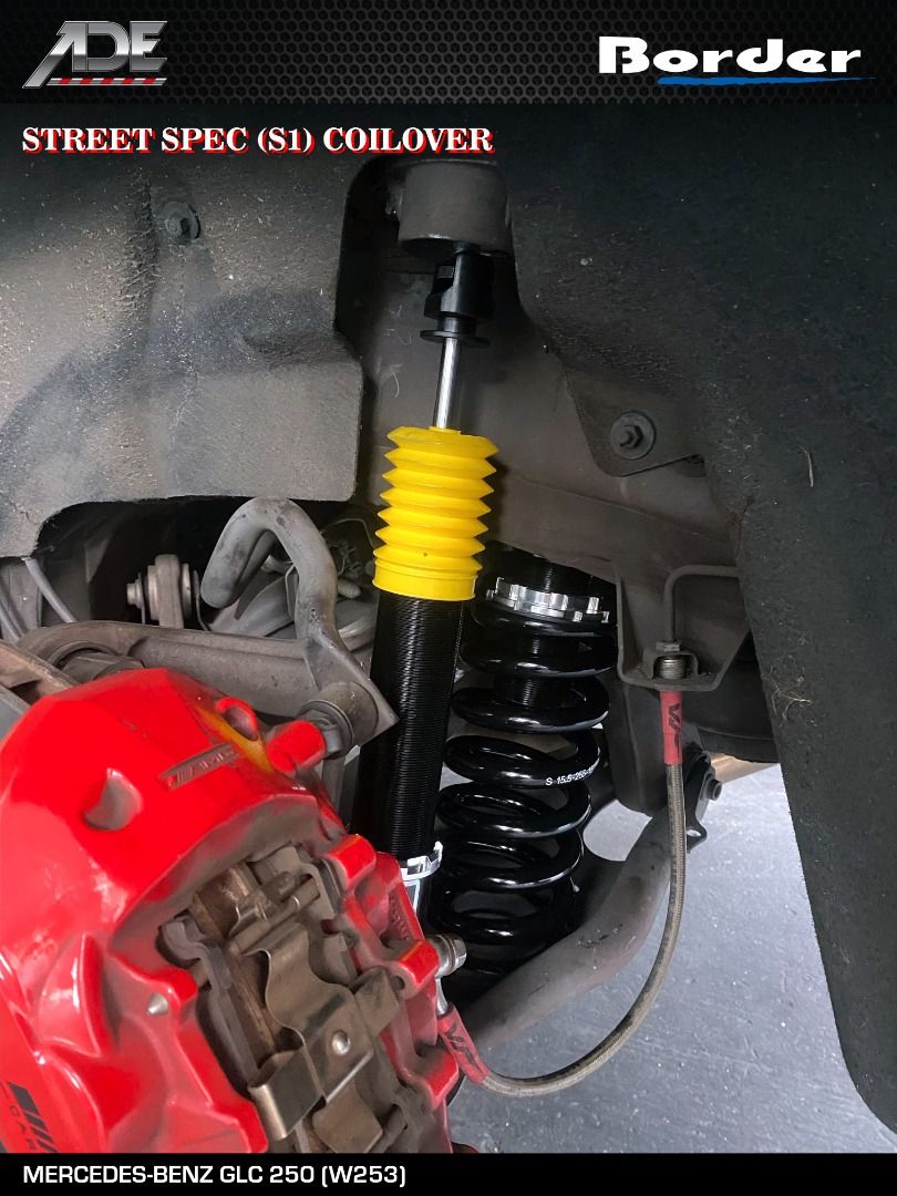 BORDER STREET SPEC (S1) COILOVER ON MERCEDES-BENZ GLC 250 (W253), Car ...
