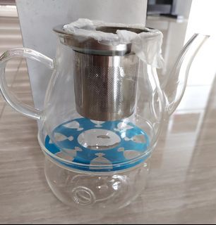 DESTALYA Turkish Teapot Set, Stainless Steel Double Tea Pots for Stove Top, Tea Maker with Strainer, Samovar Style Tea Kettle, Water Heater Warmer (