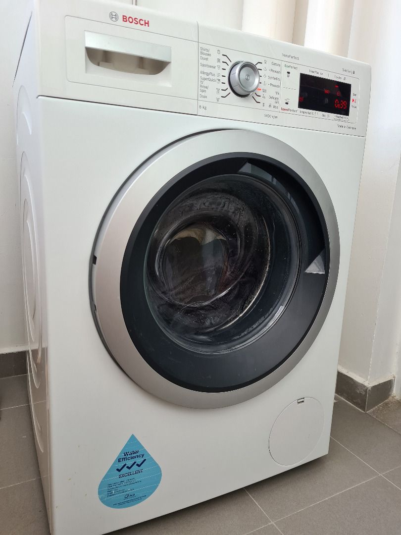 Bosch 8 Kg Front Load Washing Machine Model WAW28440SG, TV & Home