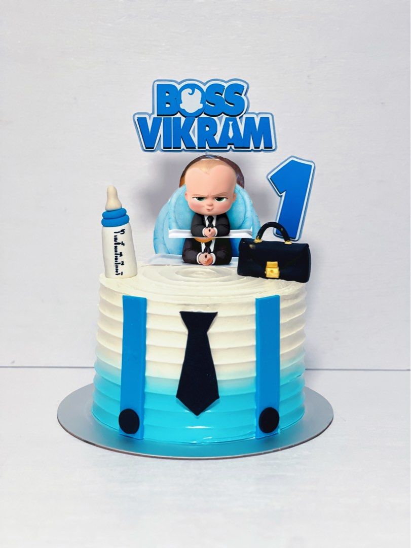Boss Baby Cake, Food & Drinks, Homemade Bakes on Carousell