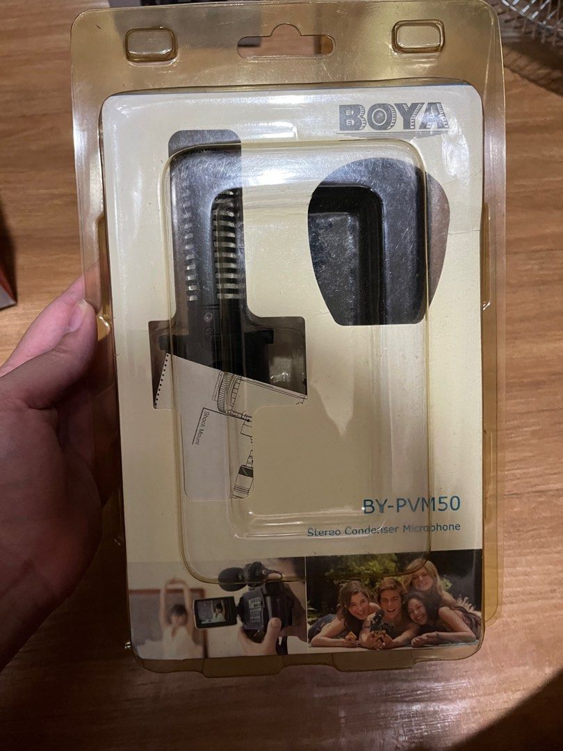 BOYA-Microphone (Category: Microphones) located in Mandaluyong City. Submitted by melabells (Listing ID 1227611020, Image 3). Description: Used only several times and stored.