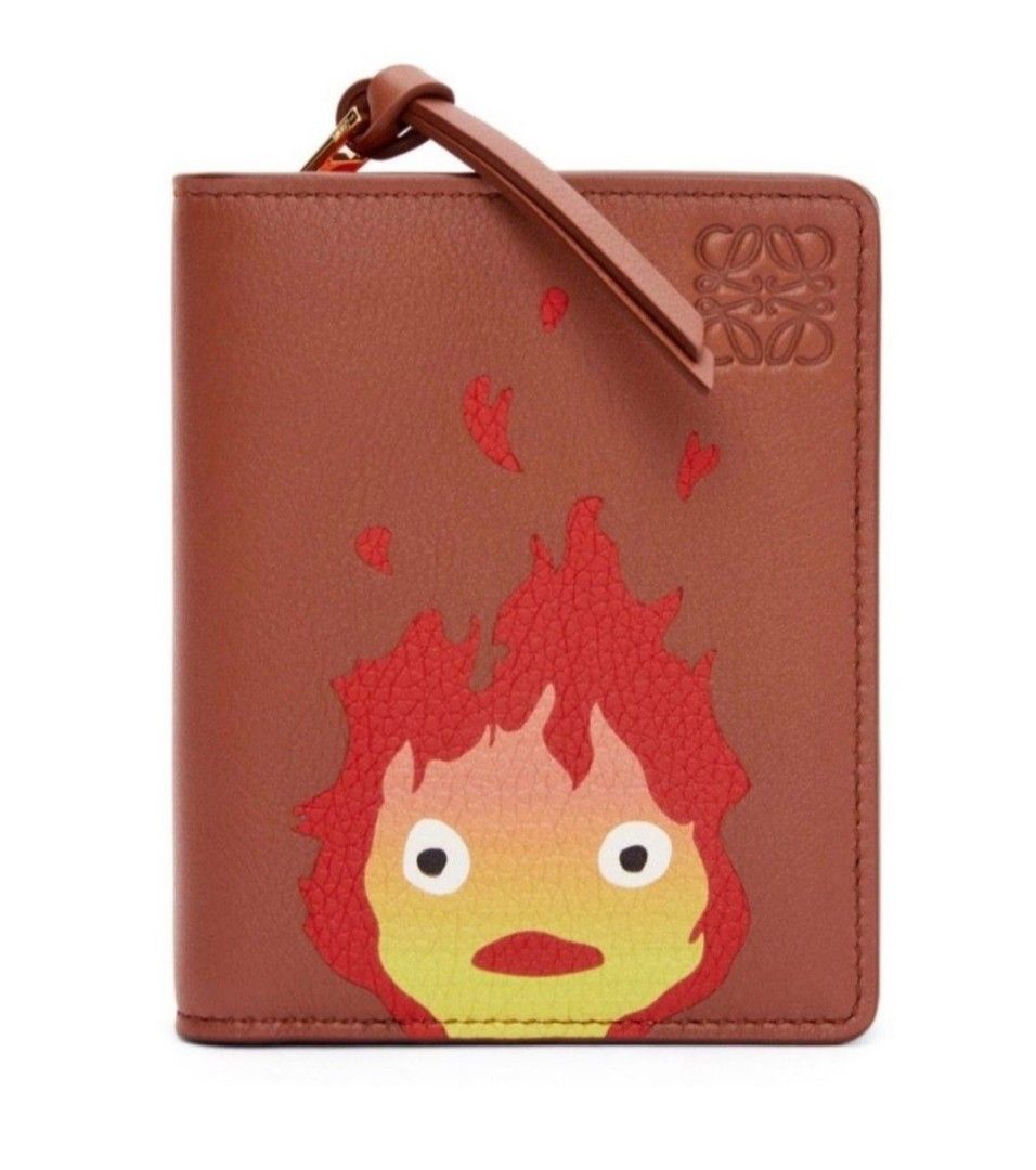 [Brand New] Loewe x Howl's Moving Castle Calcifer Compact Wallet