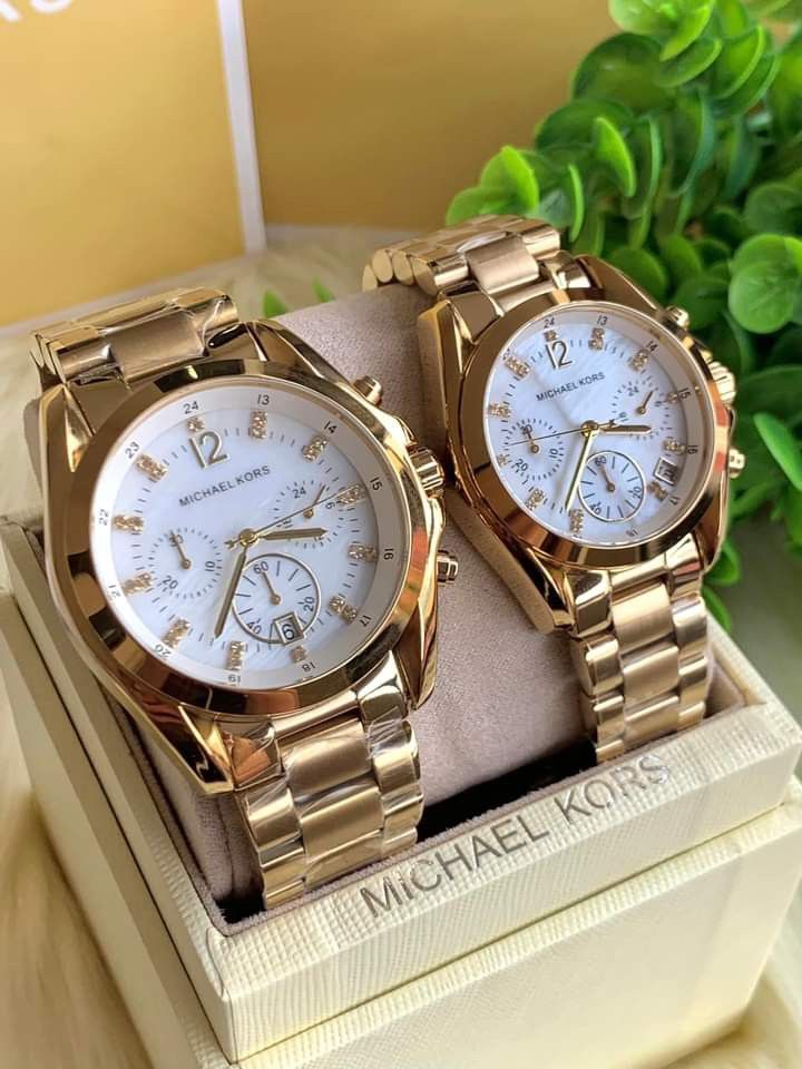 Mk couple watch original price new arrivals